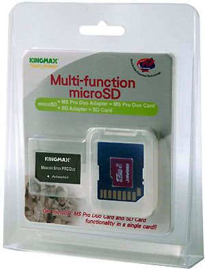 Kingmax Multi-function microSD Card 