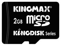 Kingmax KiNGDISK Series 2GB microSD goes into mass production